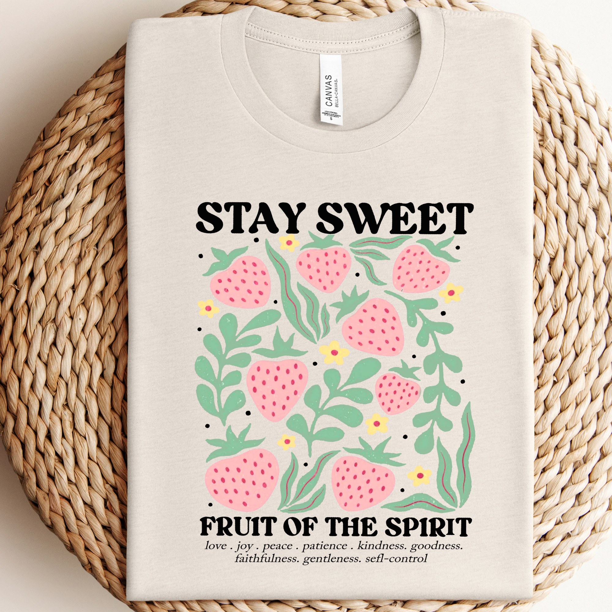 Faithful Strawberry Graphic - Adult & Kids T-Shirts, Sweatshirts & Hoodies apparel design preview 1