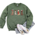 Adorable Christmas Dogs - Adult & Kids T-Shirts, Sweatshirts & Hoodies apparel design preview 1