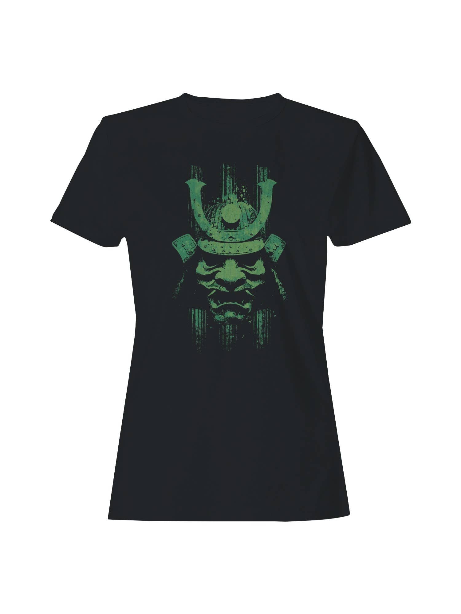 Samurai Warrior Mask Grunge Art Women's - Adult & Kids T-Shirts, Sweatshirts & Hoodies apparel design preview 1
