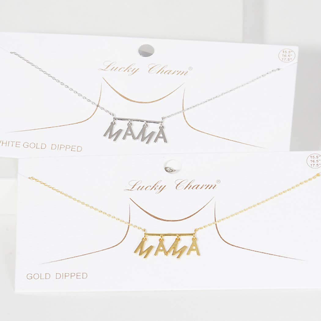 Gold-Dipped Mama Fashion Necklaces - Adult & Kids T-Shirts, Sweatshirts & Hoodies apparel design preview 1