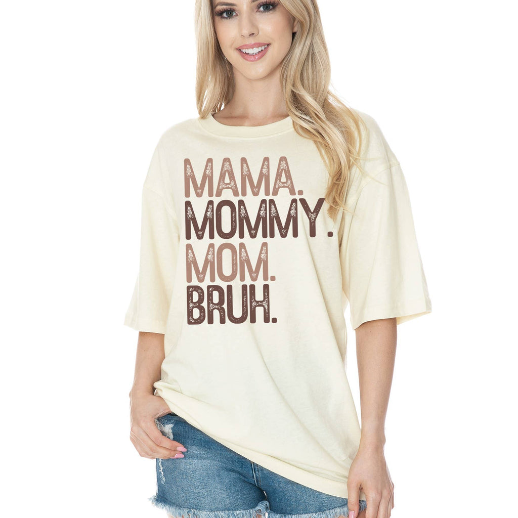 Mama Mommy Mom Oversized - Adult & Kids T-Shirts, Sweatshirts & Hoodies apparel design preview 1