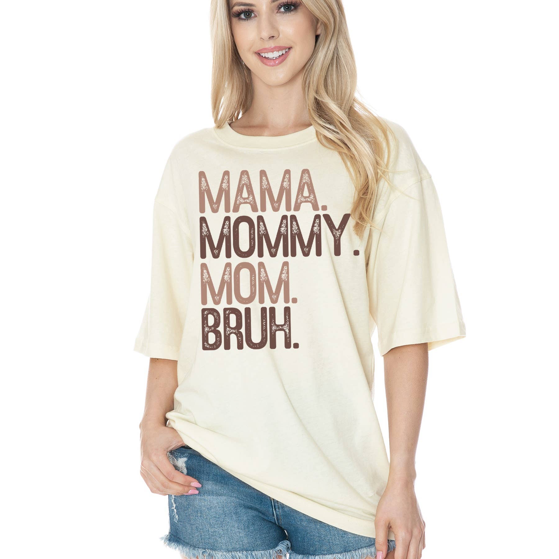 Mama Mommy Mom Oversized - Adult & Kids T-Shirts, Sweatshirts & Hoodies apparel design preview 1