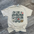 I'M Not A Regular Mom Football On Sand - Adult & Kids T-Shirts, Sweatshirts & Hoodies apparel design preview 1