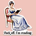 I'm Reading Sticker Decal, Funny Book Lover - Adult & Kids T-Shirts, Sweatshirts & Hoodies apparel design preview 1
