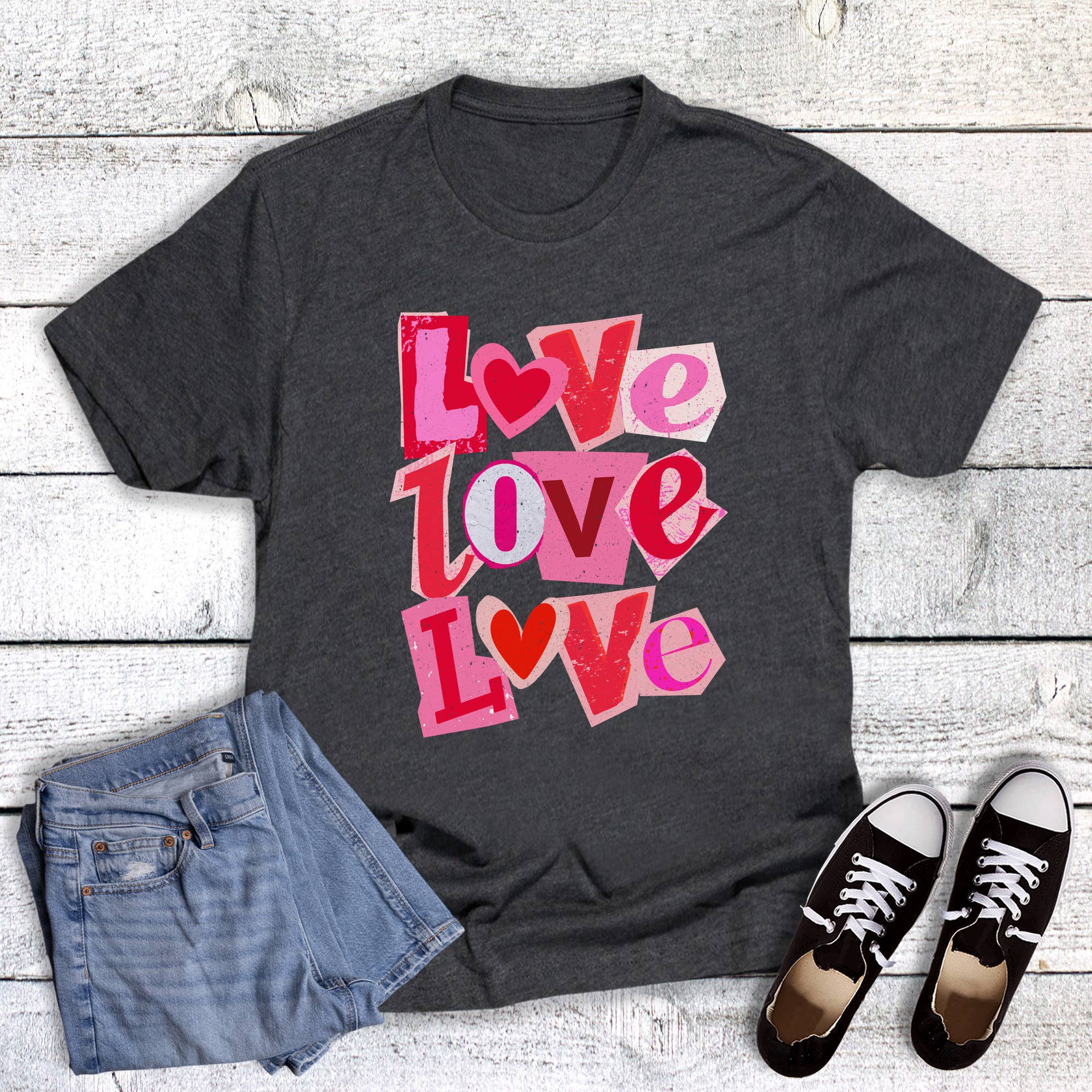 Valentine Love Graphic - Adult & Kids T-Shirts, Sweatshirts & Hoodies apparel design preview 1