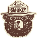 Smokey Logo Sticker - Adult & Kids T-Shirts, Sweatshirts & Hoodies apparel design preview 1