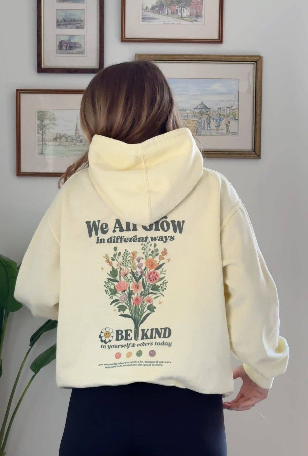 We All Grow in Different Ways Light Yellow - Adult & Kids T-Shirts, Sweatshirts & Hoodies apparel design preview 1