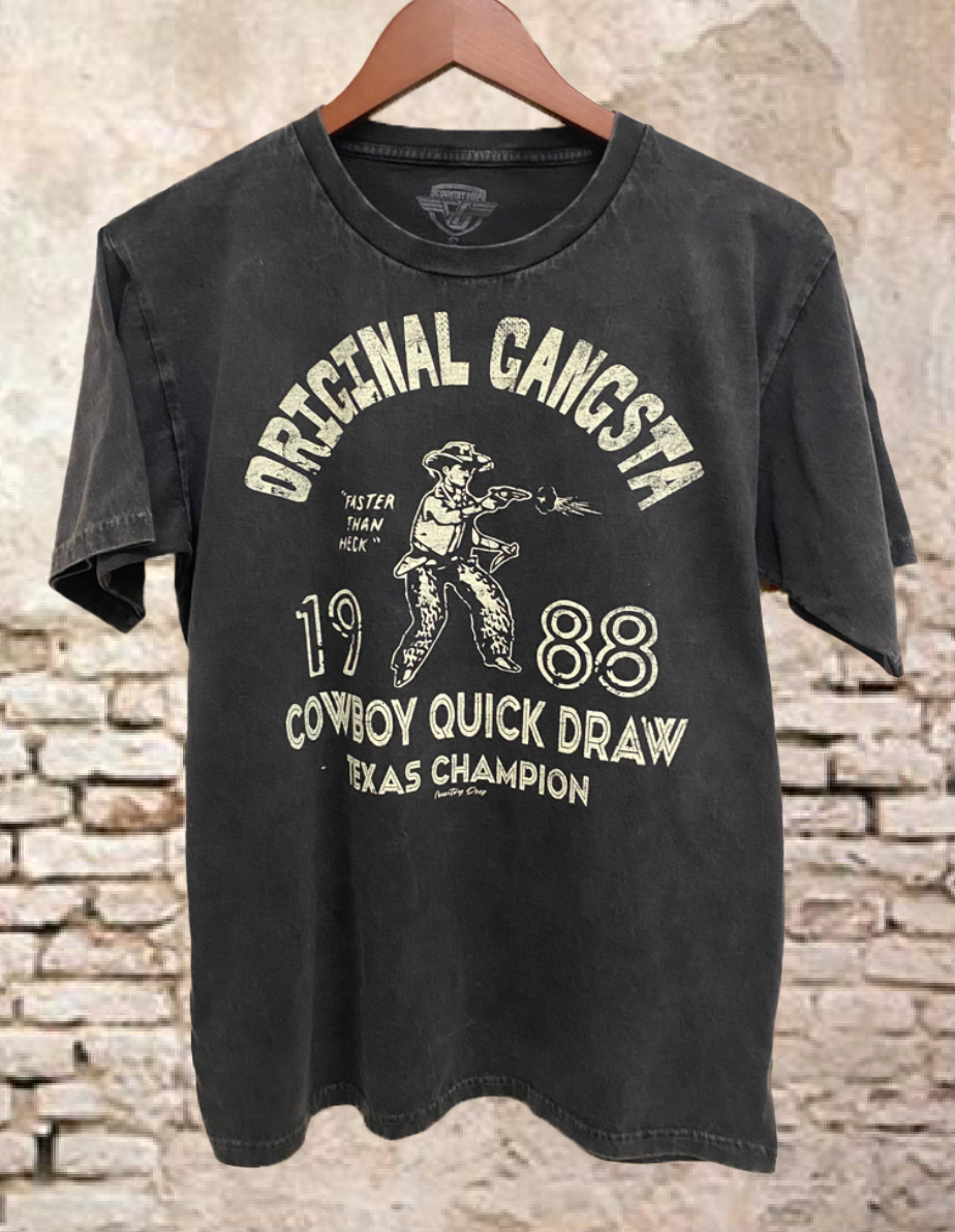 Original Gangsta Acid Wash Relaxed - Adult & Kids T-Shirts, Sweatshirts & Hoodies apparel design preview 1