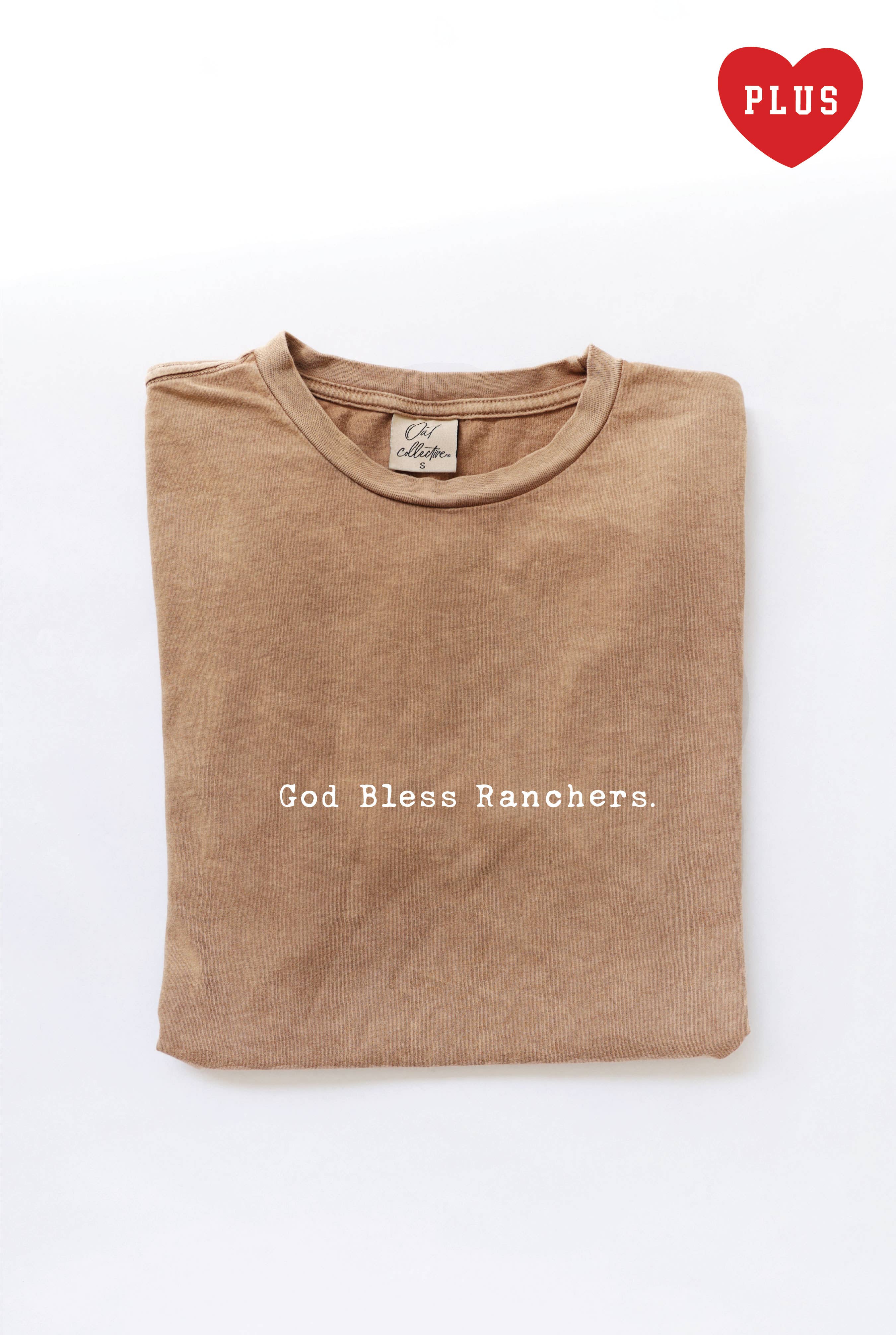 God Bless Ranchers. Plus Mineral Graphic Top - Adult & Kids T-Shirts, Sweatshirts & Hoodies apparel design preview 1