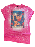 Gatos Before Vatos Tarot Card Bleached - Adult & Kids T-Shirts, Sweatshirts & Hoodies apparel design preview 1