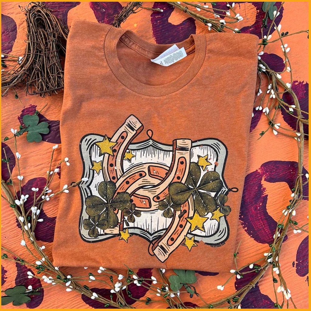 Lucky Stars- 3 Color Options - Adult & Kids T-Shirts, Sweatshirts & Hoodies apparel design preview 1