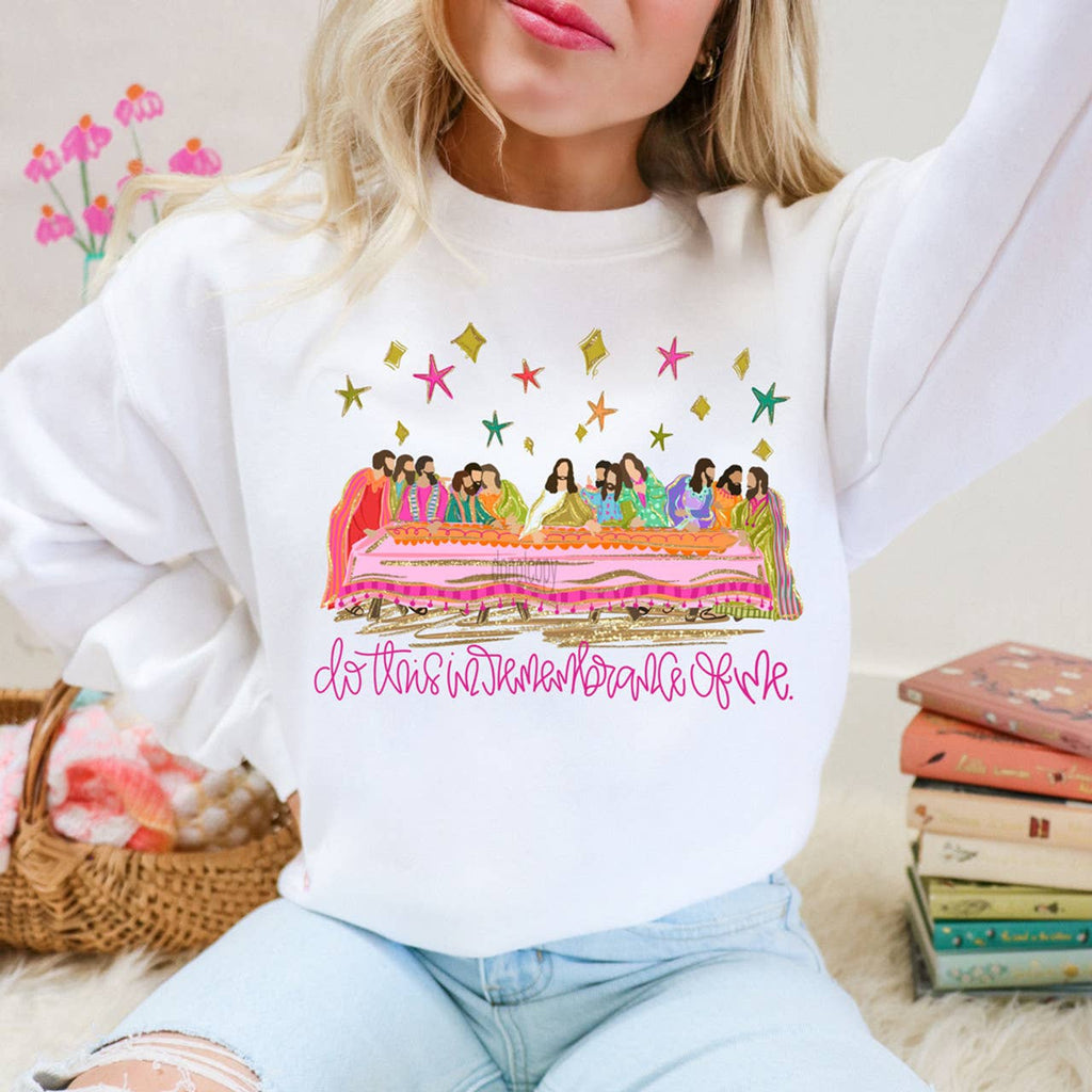 Do This in Remembrance of Me Last Supper - Adult & Kids T-Shirts, Sweatshirts & Hoodies apparel design preview 1