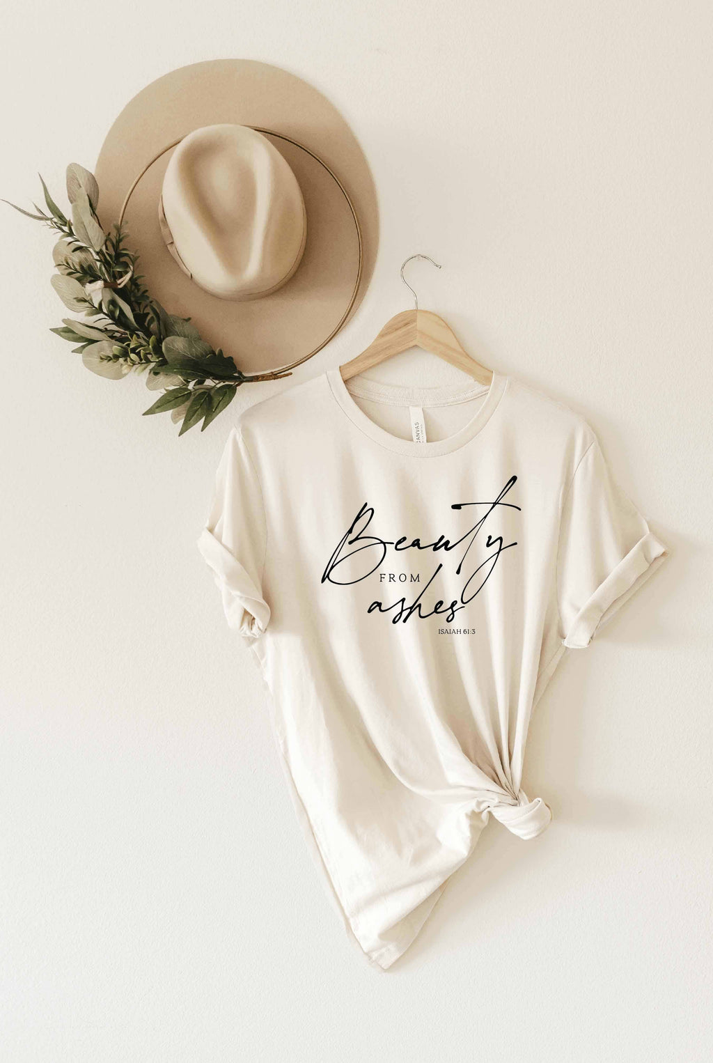 Beauty from Ashes Isaiah 61:3 Graphic - Adult & Kids T-Shirts, Sweatshirts & Hoodies apparel design preview 1