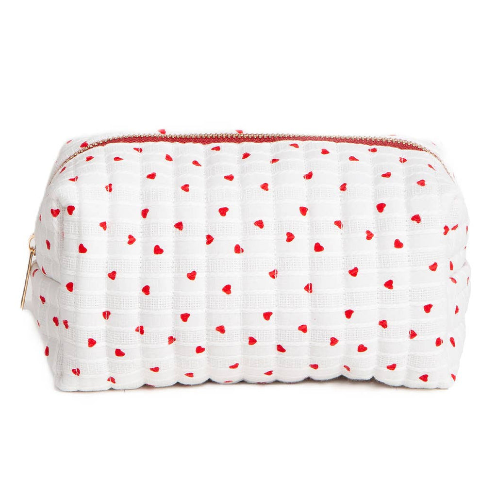 Heart Textured Zipper Pouch - Adult & Kids T-Shirts, Sweatshirts & Hoodies apparel design preview 1