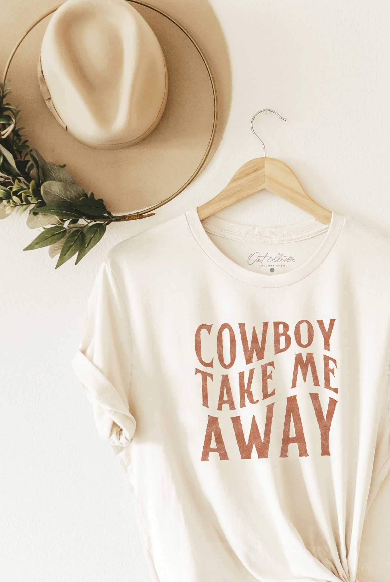 Cowboy Take Me Away Graphic - Adult & Kids T-Shirts, Sweatshirts & Hoodies apparel design preview 1