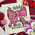 In October We Wear Pink Breast Cancer Awareness Soft - Adult & Kids T-Shirts, Sweatshirts & Hoodies apparel design preview 1