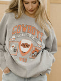 Osu Cowboys Prep Patch Gray Thrifted - Adult & Kids T-Shirts, Sweatshirts & Hoodies apparel design preview 1