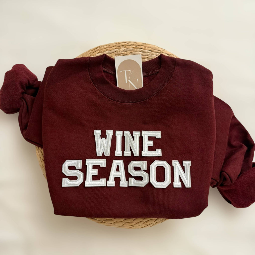 Wine Season Fall Women - Adult & Kids T-Shirts, Sweatshirts & Hoodies apparel design preview 1