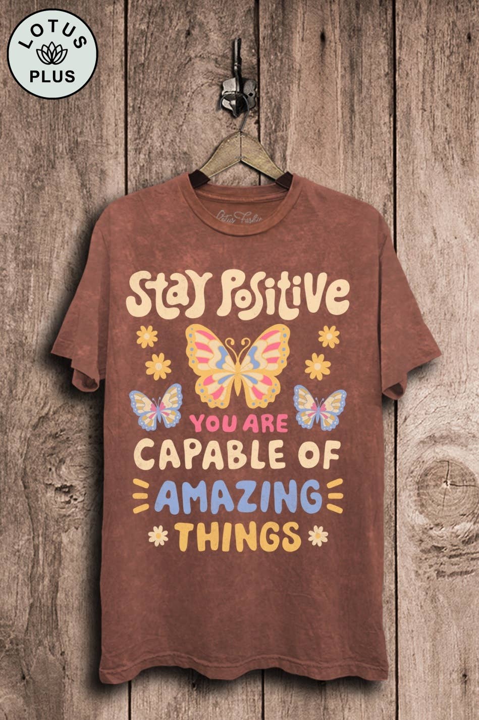 Stay Positive Graphic Top - Adult & Kids T-Shirts, Sweatshirts & Hoodies apparel design preview 1