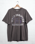 Tcu Horned Frogs Draft Charcoal Thrifted - Adult & Kids T-Shirts, Sweatshirts & Hoodies apparel design preview 1