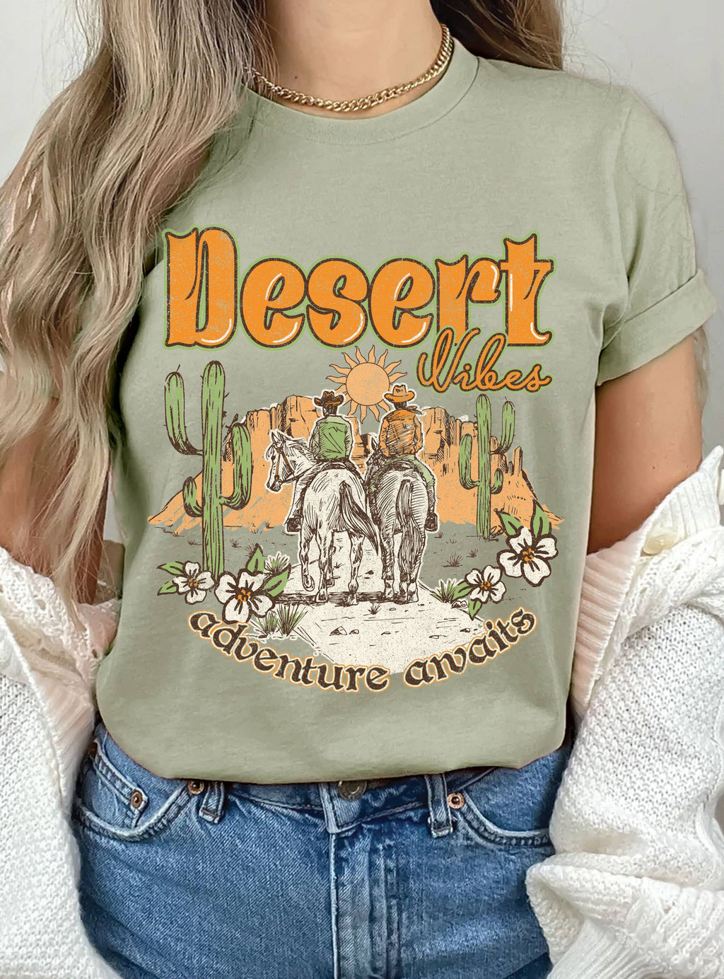 Desert Vines Graphic - Adult & Kids T-Shirts, Sweatshirts & Hoodies apparel design preview 1