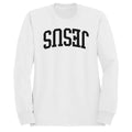 Jesus Upside Down Typography Men's - Adult & Kids T-Shirts, Sweatshirts & Hoodies apparel design preview 1