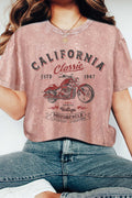 California Classic Motorcycle Graphic - Adult & Kids T-Shirts, Sweatshirts & Hoodies apparel design preview 1