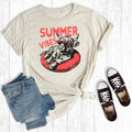 Western Summer Time Funny Highland Cow Graphic - Adult & Kids T-Shirts, Sweatshirts & Hoodies apparel design preview 1