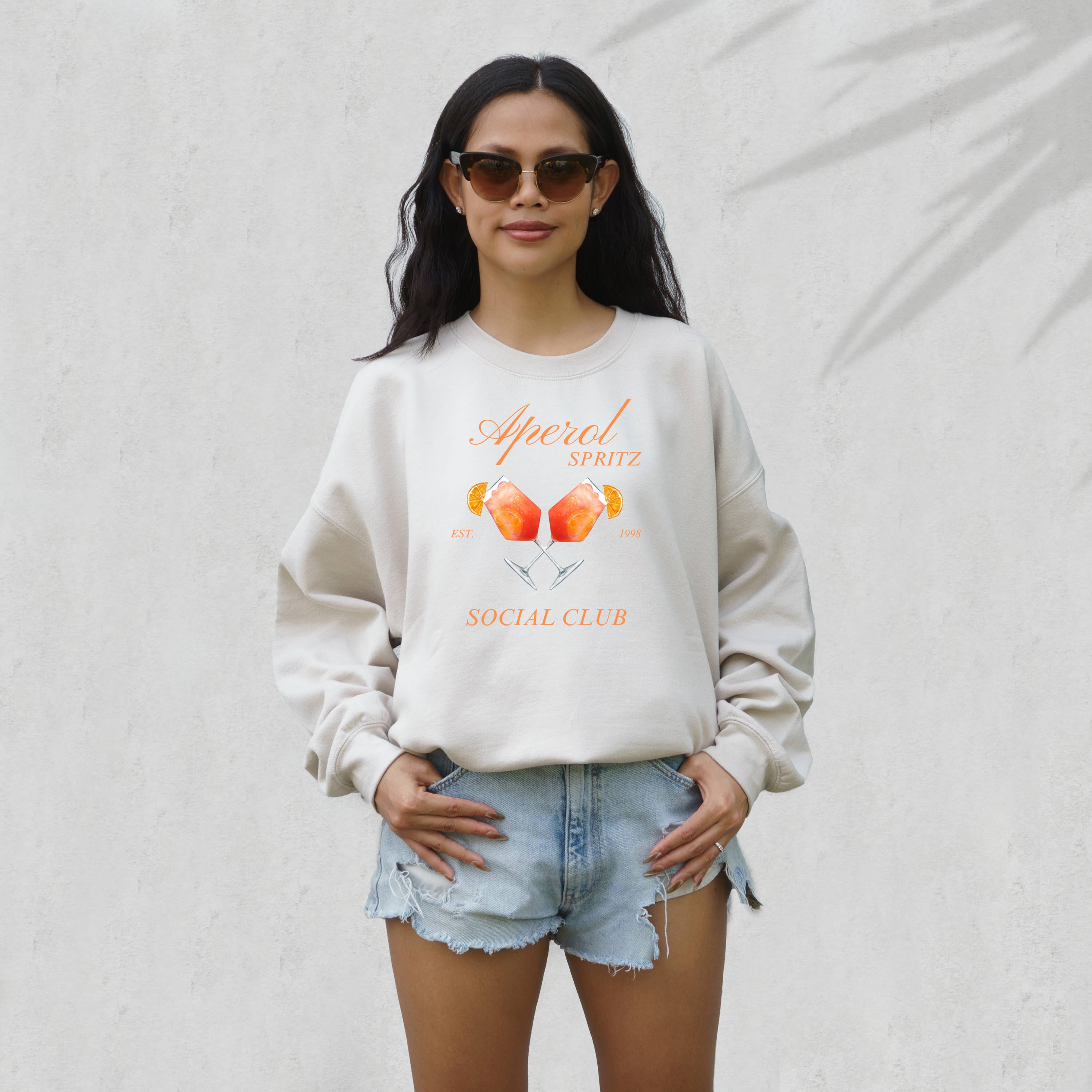 Aperol Spritz, Tini Time, Graphic Social Club - Adult & Kids T-Shirts, Sweatshirts & Hoodies apparel design preview 1
