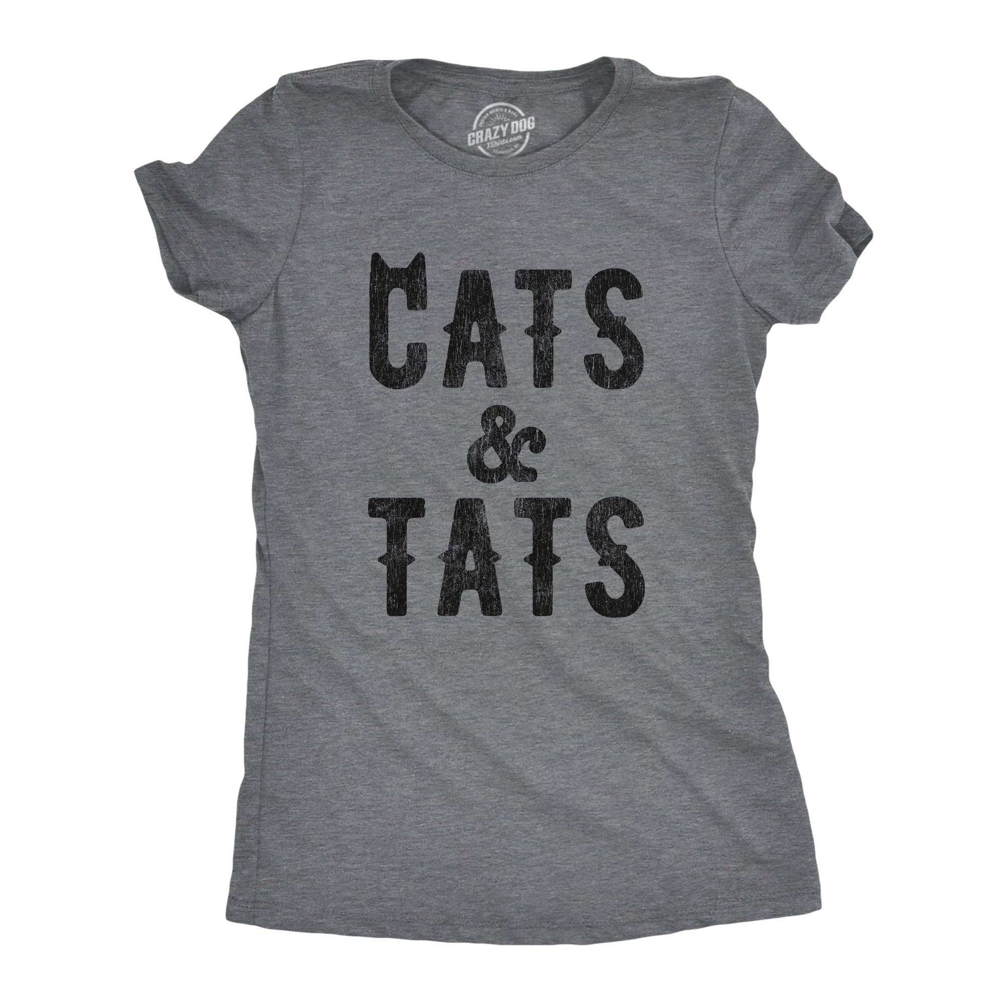 Cats and Tats Women's - Adult & Kids T-Shirts, Sweatshirts & Hoodies apparel design preview 1