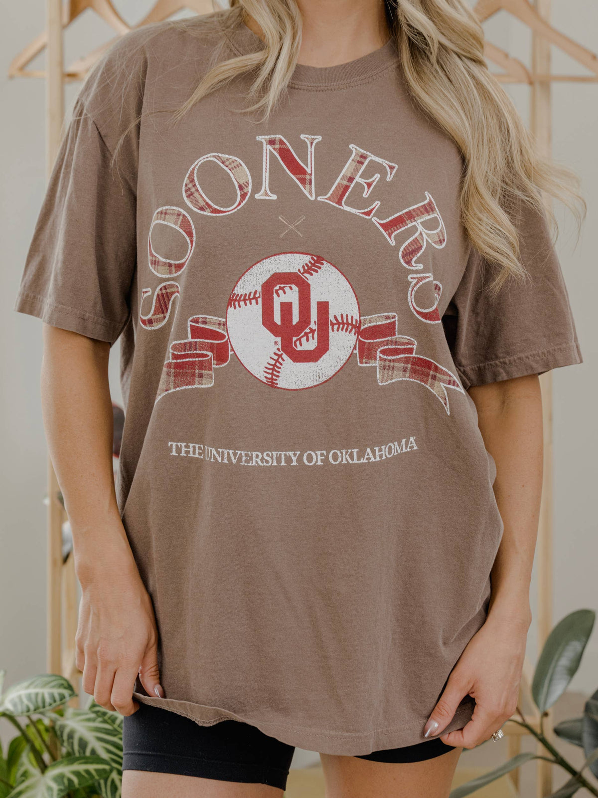 Ou Sooners Heritage Baseball Brown Comfort Colors - Adult & Kids T-Shirts, Sweatshirts & Hoodies apparel design preview 1