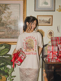 Have A Holly Dolly Christmas Off White Thrifted - Adult & Kids T-Shirts, Sweatshirts & Hoodies apparel design preview 1