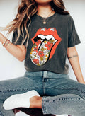 Retro Lips Rock Roll - Adult & Kids T-Shirts, Sweatshirts & Hoodies apparel design preview 1
