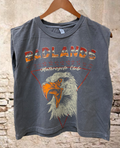 Badlands Moto Club Boxy Midriff Muscle Top - Adult & Kids T-Shirts, Sweatshirts & Hoodies apparel design preview 1