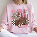 Cowboy Take Me Away, Western, Country, Valentine - Adult & Kids T-Shirts, Sweatshirts & Hoodies apparel design preview 1