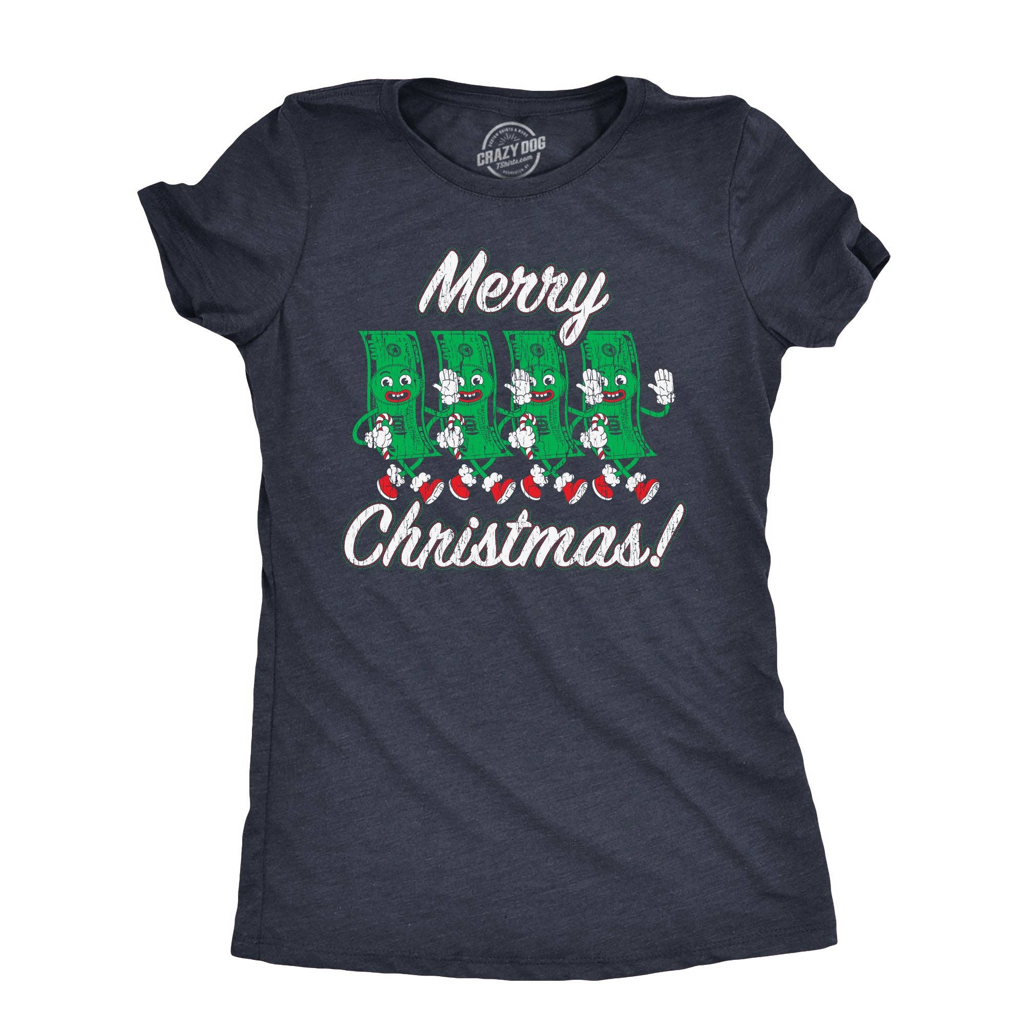 Merry Christmas Money Women's - Adult & Kids T-Shirts, Sweatshirts & Hoodies apparel design preview 1