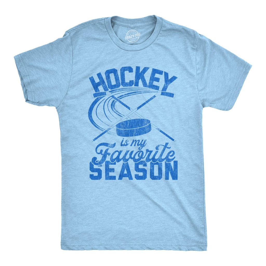 Hockey Is My Favorite Season Men's - Adult & Kids T-Shirts, Sweatshirts & Hoodies apparel design preview 1