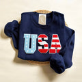 4th of July USA Crewneck ,Independence Day Apparel - Adult & Kids T-Shirts, Sweatshirts & Hoodies apparel design preview 1
