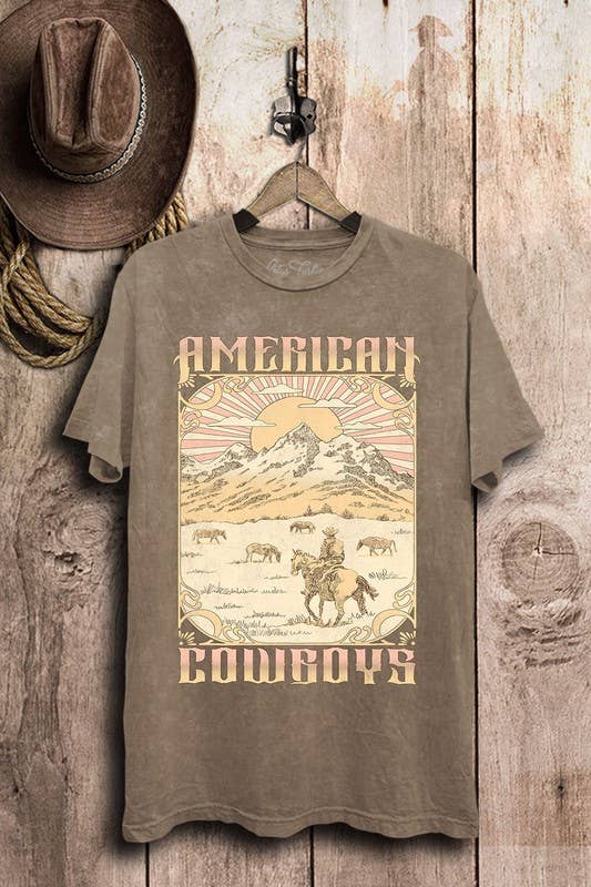 American Cowboys Graphic Top - Adult & Kids T-Shirts, Sweatshirts & Hoodies apparel design preview 1