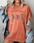 Boot Scootin' Boogie, Western, Skeleton, Halloween - Adult & Kids T-Shirts, Sweatshirts & Hoodies apparel design preview 1