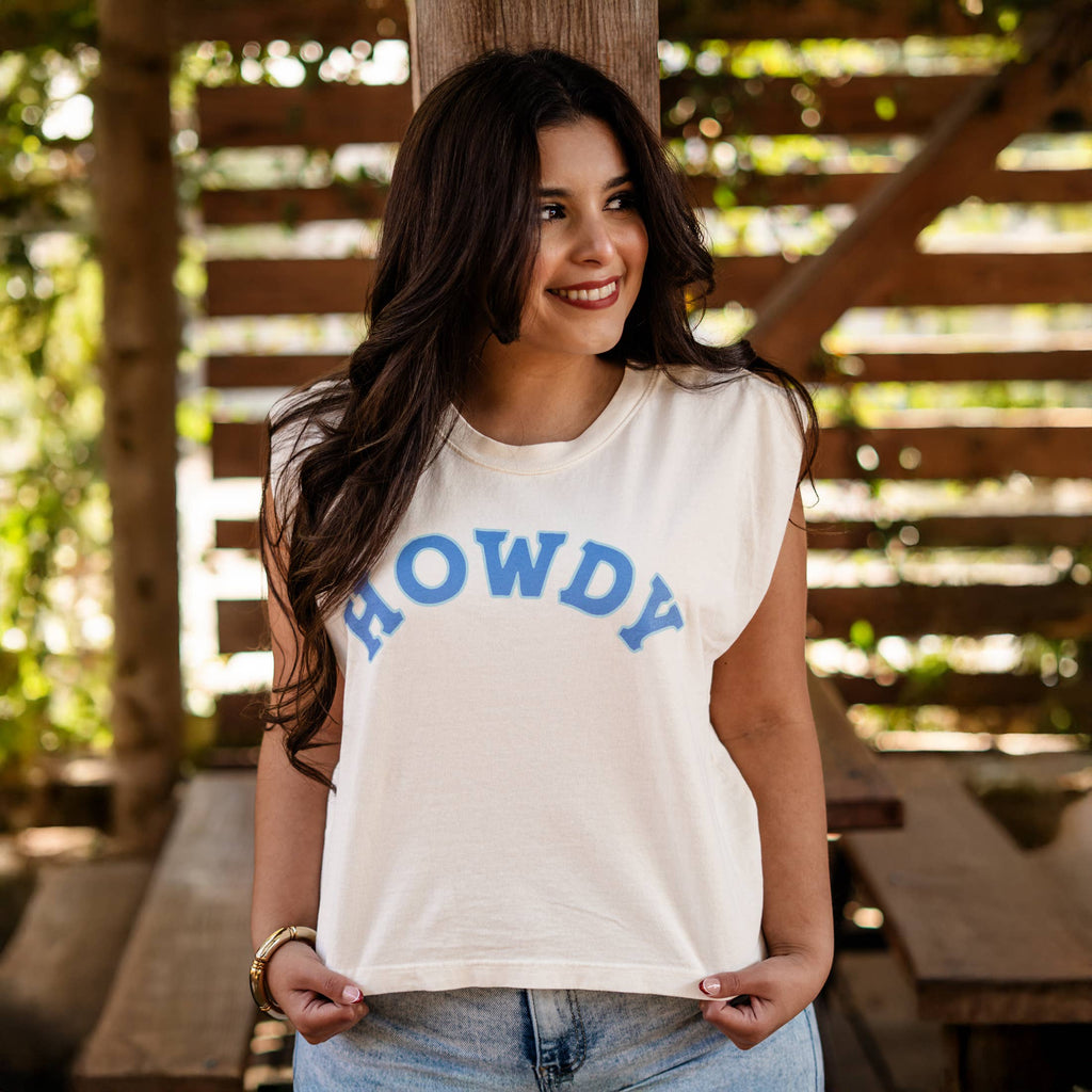 Western Howdy Graphic - Adult & Kids T-Shirts, Sweatshirts & Hoodies apparel design preview 1