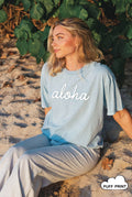 Aloha Puff Mineral Washed Graphic Top - Adult & Kids T-Shirts, Sweatshirts & Hoodies apparel design preview 1