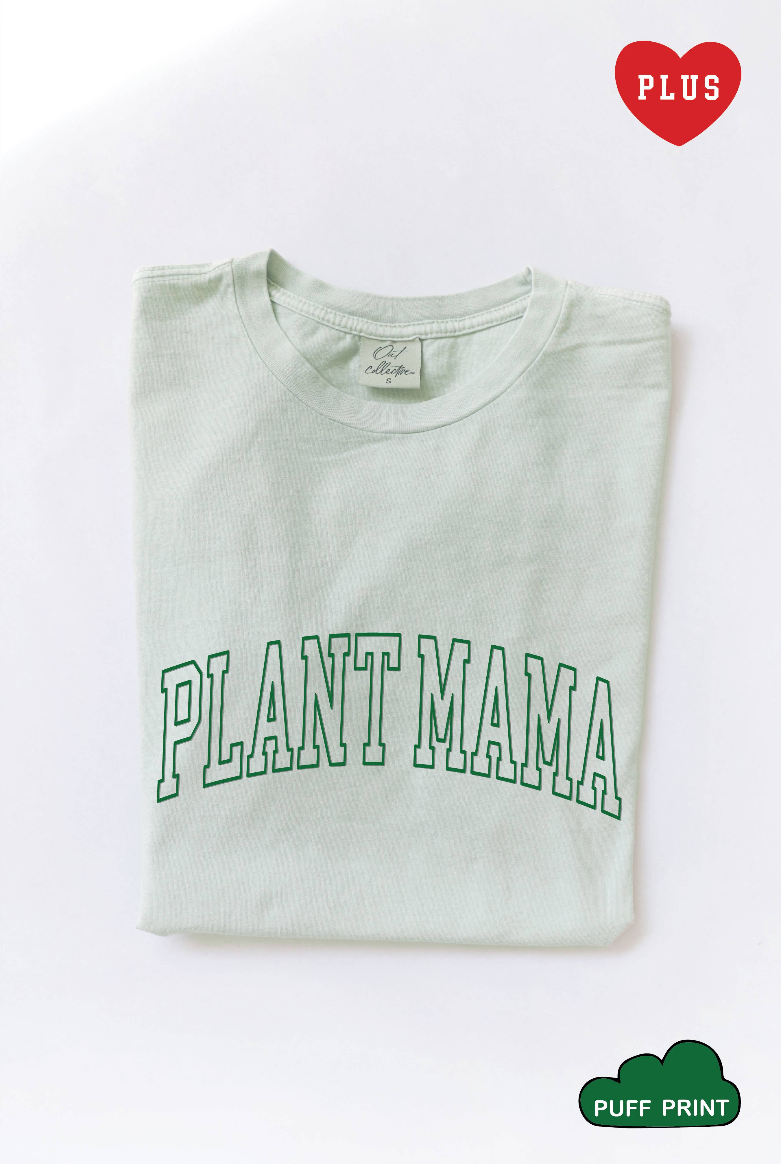 Plant Mama Puff Plus Mineral Graphic Top - Adult & Kids T-Shirts, Sweatshirts & Hoodies apparel design preview 1