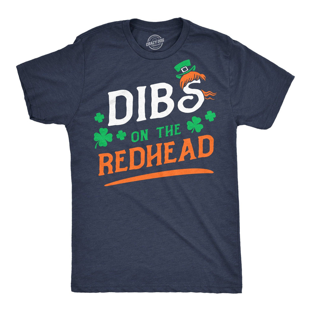 Dibs On the Redhead Men's - Adult & Kids T-Shirts, Sweatshirts & Hoodies apparel design preview 1