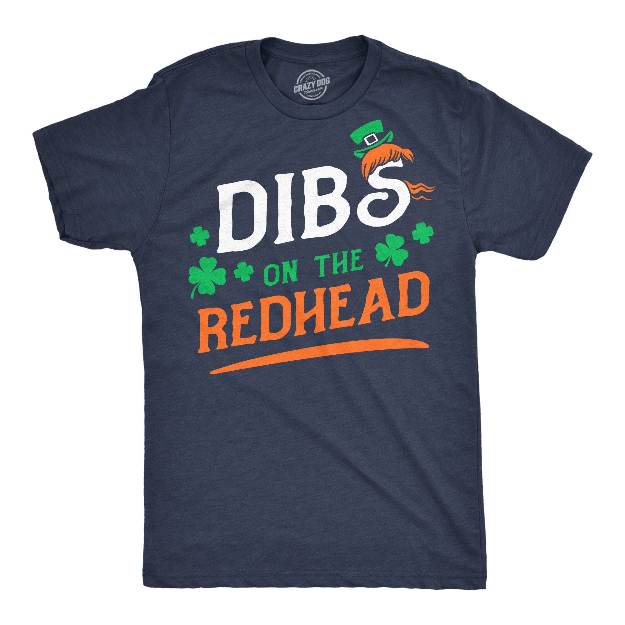 Dibs On the Redhead Men's - Adult & Kids T-Shirts, Sweatshirts & Hoodies apparel design preview 1