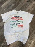 We Either Sleighin or Slayin On White - Adult & Kids T-Shirts, Sweatshirts & Hoodies apparel design preview 1