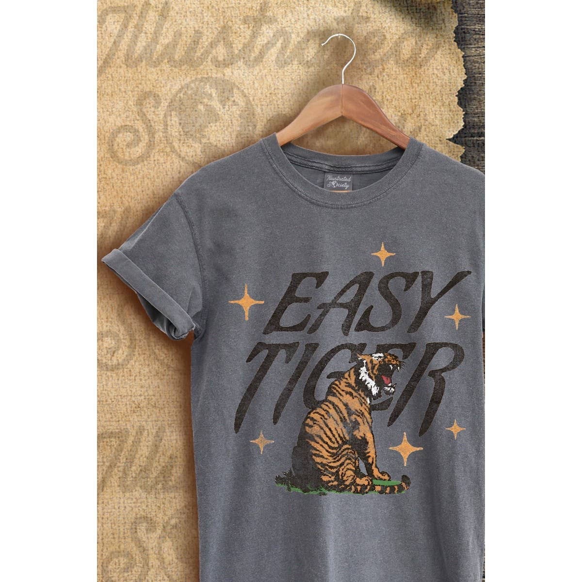 Easy Tiger Vintage Graphic - Adult & Kids T-Shirts, Sweatshirts & Hoodies apparel design preview 1