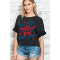 4th of July Bright Star Heart Oversize Mineral Wash - Adult & Kids T-Shirts, Sweatshirts & Hoodies apparel design preview 1