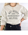 Not Bossy - Adult & Kids T-Shirts, Sweatshirts & Hoodies apparel design preview 1