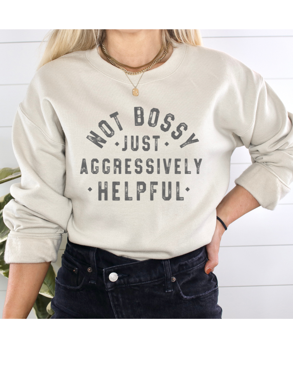 Not Bossy - Adult & Kids T-Shirts, Sweatshirts & Hoodies apparel design preview 1